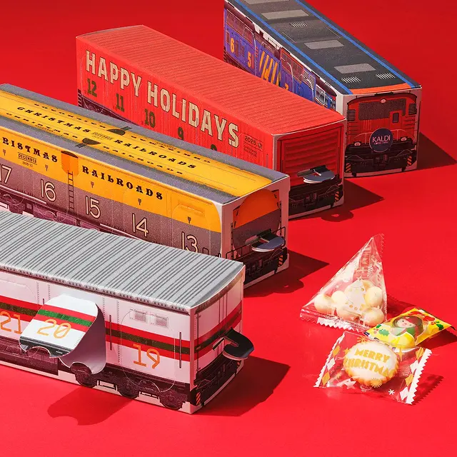 オリジナル クリスマストレインカレンダー