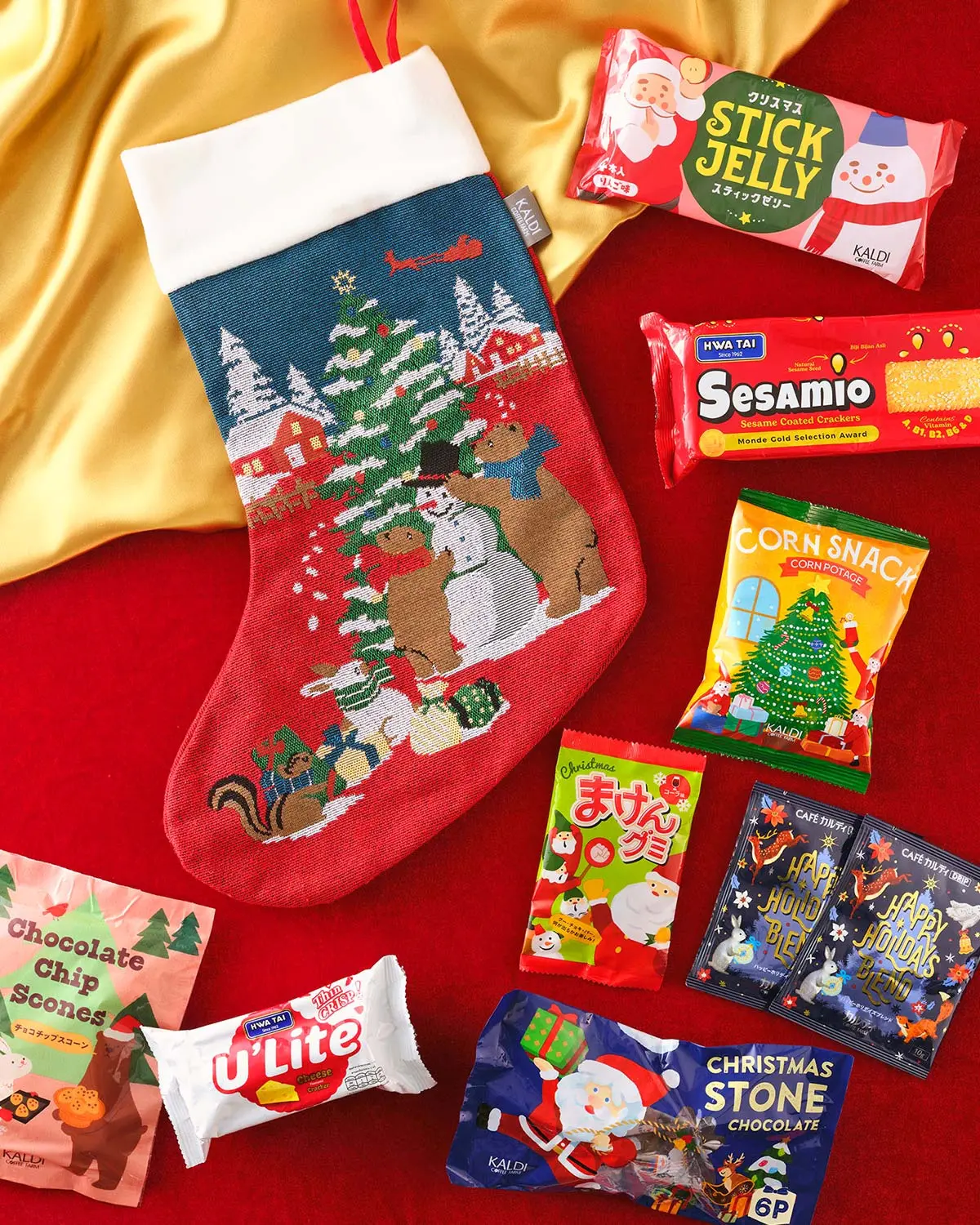 オリジナル クリスマスソックス