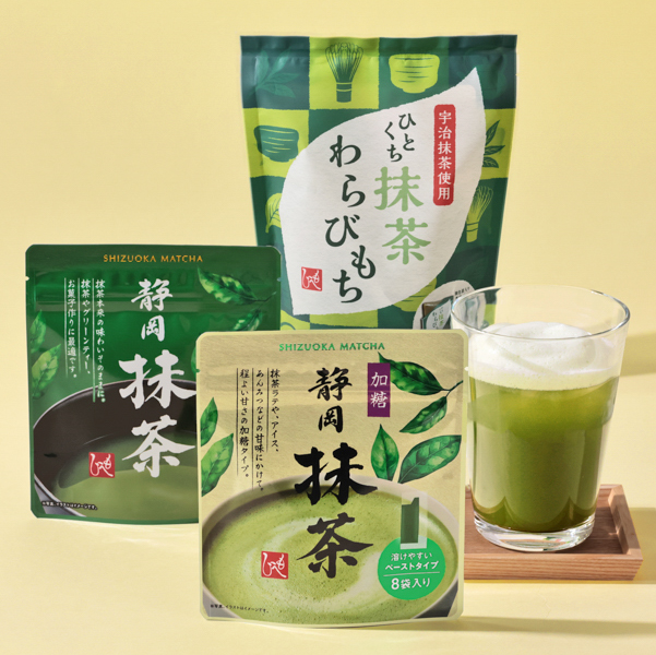 <b>『抹茶』特集</b><br>抹茶の味わい楽しめる焼き菓子やドリンク、デザートなど豊富なラインナップを揃えました。