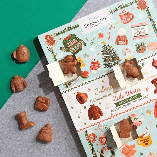 シモンコール　ウィンターチョコカレンダー　216g【クリスマス】