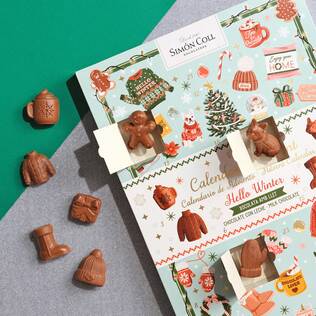 シモンコール　ウィンターチョコカレンダー　216g【クリスマス】