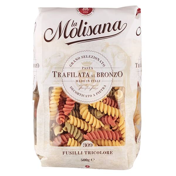 ラ・モリサーナ　フジッリ・トリコローレ　No.309　500g