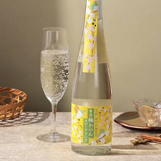 【お酒】京都　城州白梅使用　青谷梅わいん　スパークリング　500ml