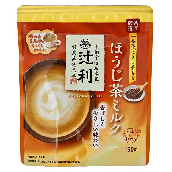 辻利　ほうじ茶ミルク　190g