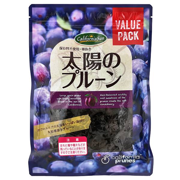 カリフォルニアサン　太陽のプルーン（種抜き）バリューパック　350g