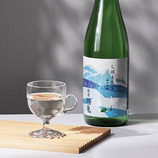 【お酒】越後鶴亀　しぼりたて　純米吟醸　720ml