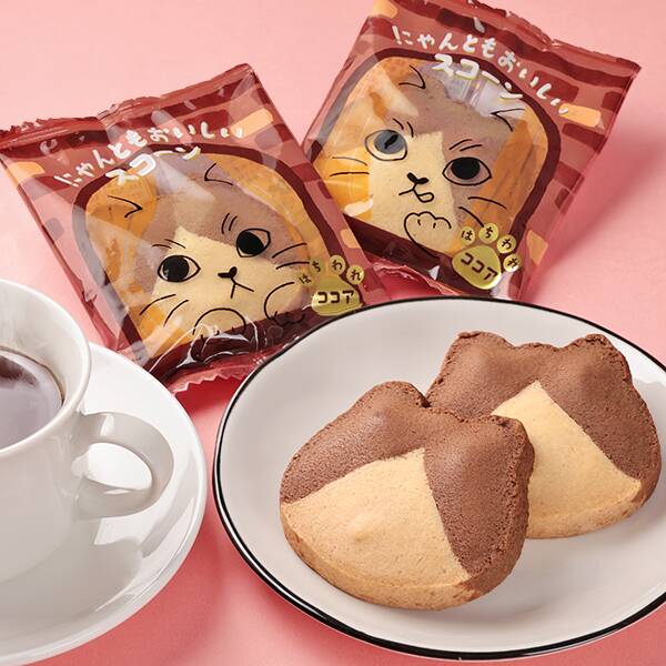 オンラインストア限定　にゃんともおいしいスコーン　はちわれココア　1p