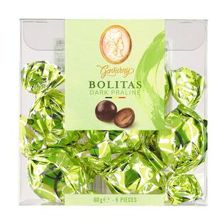 ガヴァルニー　ボリータスチョコレート　ダークプラリネ　6個