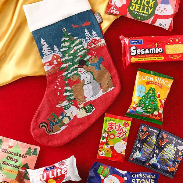 クリスマスソックス　2025　1個【クリスマス】