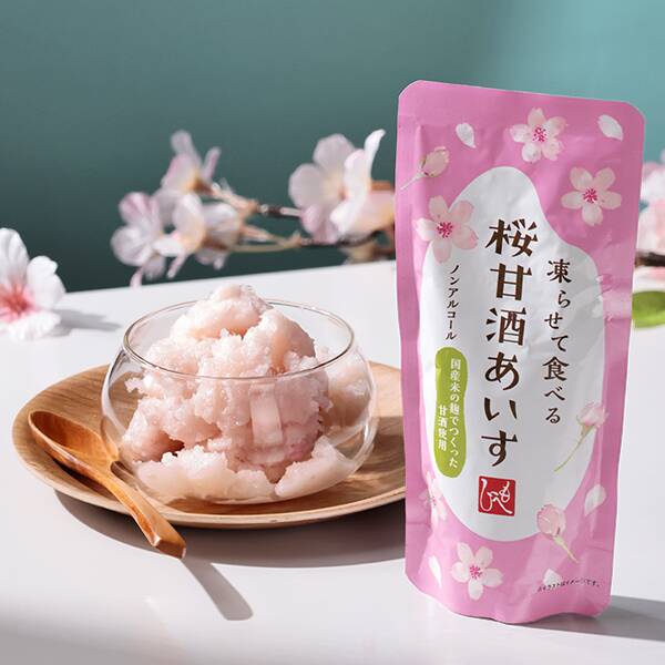 凍らせて食べる　桜甘酒あいす　100g