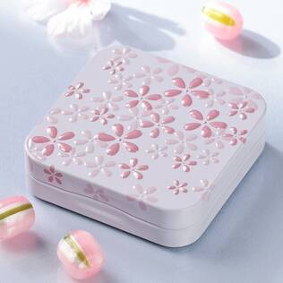 さくらミニ缶　ホワイト　1個