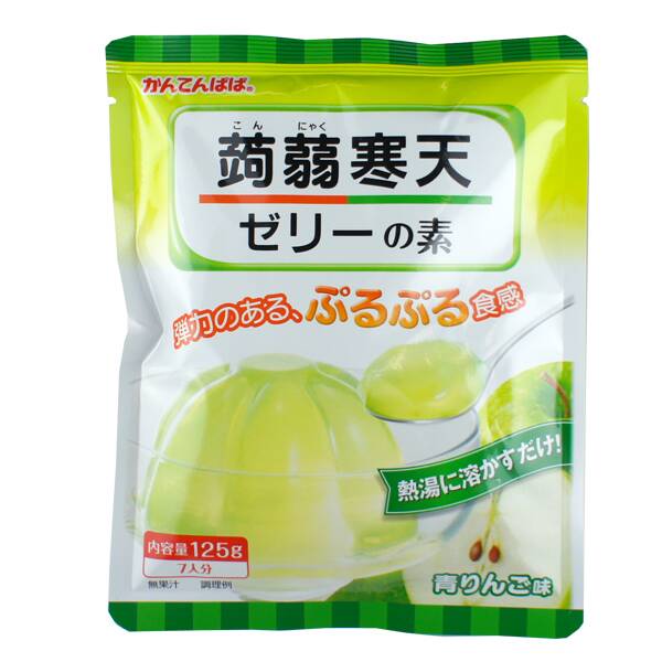 かんてんぱぱ こんにゃく寒天ゼリーの素 青リンゴ 125g - カルディコーヒーファーム オンラインストア