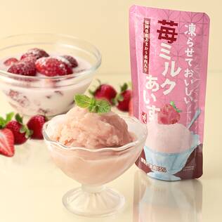 凍らせておいしい　苺ミルクあいす　100g