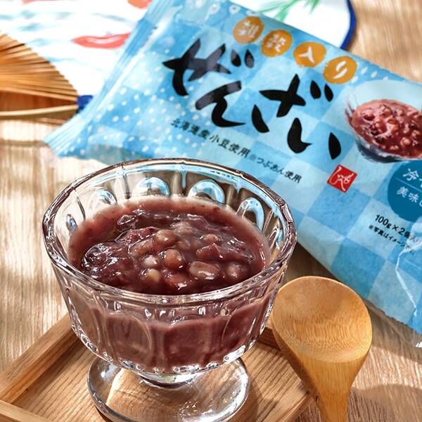 北海道産小豆使用　雑穀入りぜんざい　2個