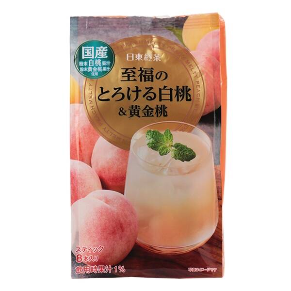 人気新品入荷 三井農林 日東紅茶 至福のとろける白桃黄金桃 8本×3個