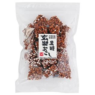 沖縄県産黒糖使用　黒糖玄米おこし 120g【賞味期限：2024/10/23】