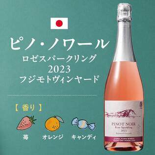 【お酒】ピノ・ノワール　ロゼ　スパークリング　2023　フジモトヴィンヤード（ロゼ・発泡）　750ml