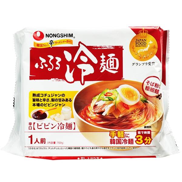 農心　ふるる冷麺（ビビン麺） 159g