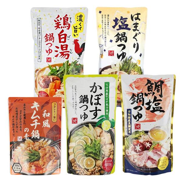 <b>年末に向けておすすめのセット特集</b><br>鍋の食べ比べにぴったりの5種セットや、宴会にぴったりのおつまみセットなど、イチオシ商品のセットを各種ご用意しました。