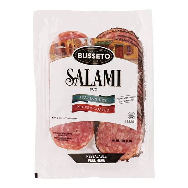 【冷蔵】ブセット　デュオ　サラミスライス　142g