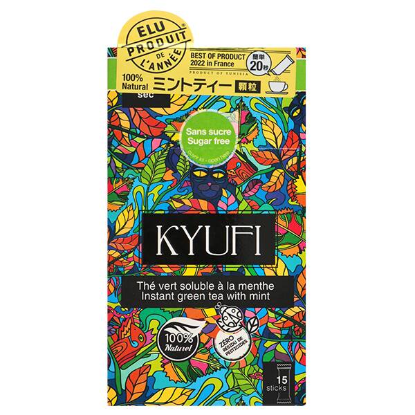 KYUFI インスタントグリーンミントティ（無糖） 15p【オンライン限定