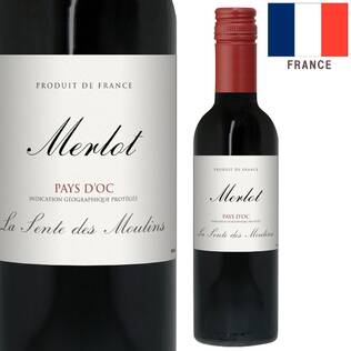 【お酒】ラ・サント・デ・ムーラン　メルロー（ハーフ）（赤）　375ml