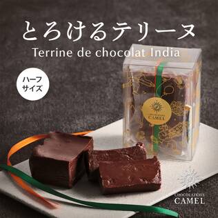 【予約販売】オンラインストア限定　ショコラトリーキャメル　テリーヌドショコラ　インド（ハーフ）1個　冷凍　●送料込み●【8月中旬頃お届け】