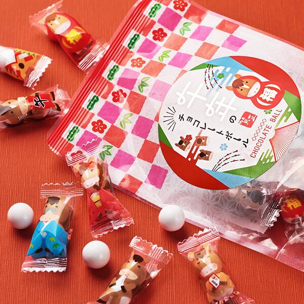 ニューエスト　干支のチョコレートボール　午年　65g