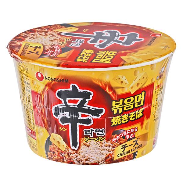 農心　辛ラーメン焼きそばチーズカップ　105g【賞味期限：2026/7/28】