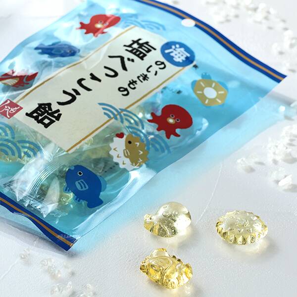 海のいきもの　塩べっこう飴　50g
