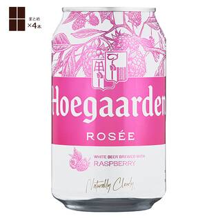 【お酒】ヒューガルデン　ロゼ缶　330ml×4本