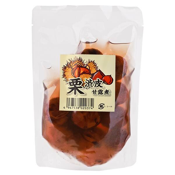 中温　栗渋皮甘露煮　スタンドパック　350g