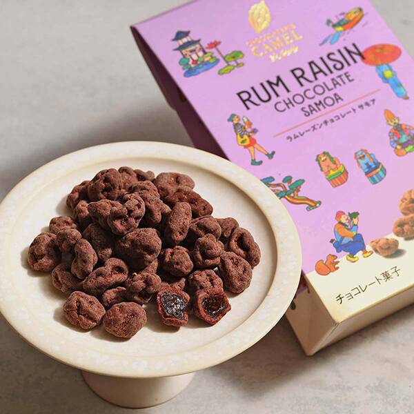 ショコラトリーキャメル　エピュイ　ラムレーズンチョコレート　サモア　30g