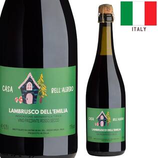【お酒】カーサ・ベッラルベロ　ランブルスコ・ロッソ・セッコ（赤・微発泡）　750ml