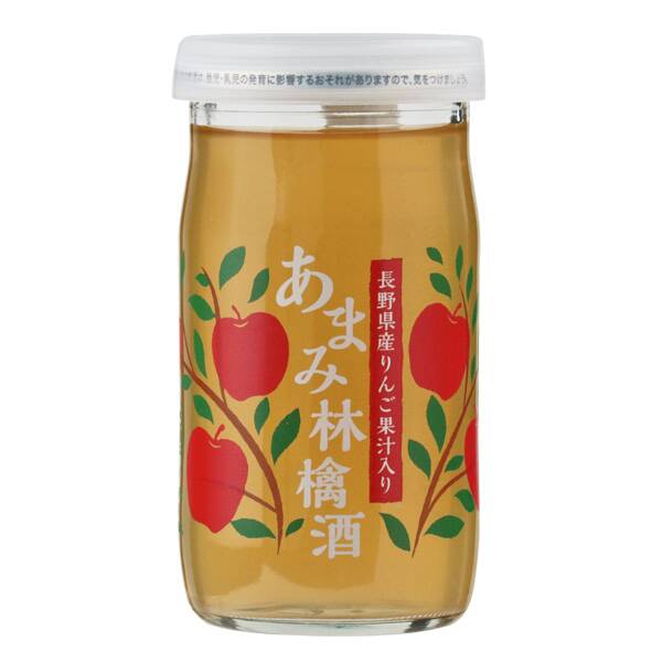 お酒 長野県産りんご果汁入り あまみ林檎酒 180ml カルディコーヒーファーム オンラインストア