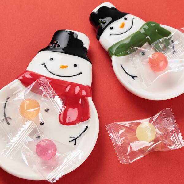 クリスマストレー（スノーマン）　1セット【クリスマス】