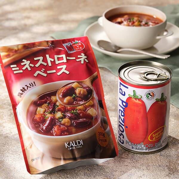 トマト缶でつくる　ミネストローネベース　300g