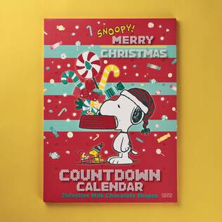 スヌーピー　カウントダウンカレンダー　1個【クリスマス】