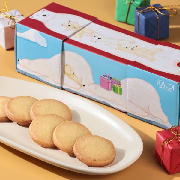 ホリデークッキーのびーるシロクマ　6p【クリスマス】
