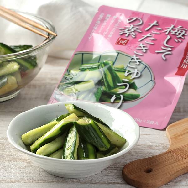 梅じそたたききゅうりの素　60g