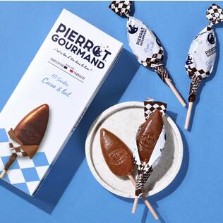 ピエログルマン　ロリポップキャンディー　ショコラ　10p