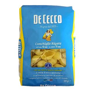 ディチェコ　ショートパスタ　コンキリエリガーテ　NO.50/ 500g
