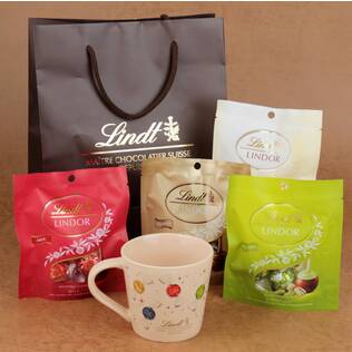 リンツ　リンドールお楽しみ袋　1セット（マグカップ付き）
