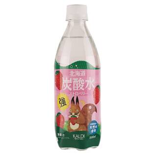 北海道炭酸水　ストロベリー　北海道恵庭の天然水使用　500ml