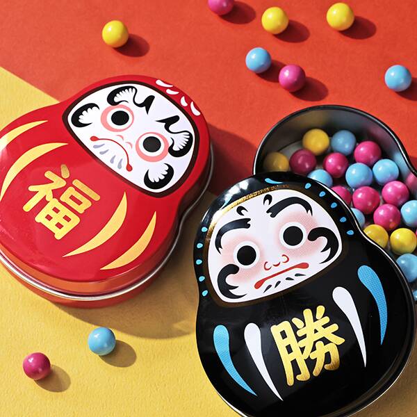 ミニだるま缶　ボールチョコ　16g