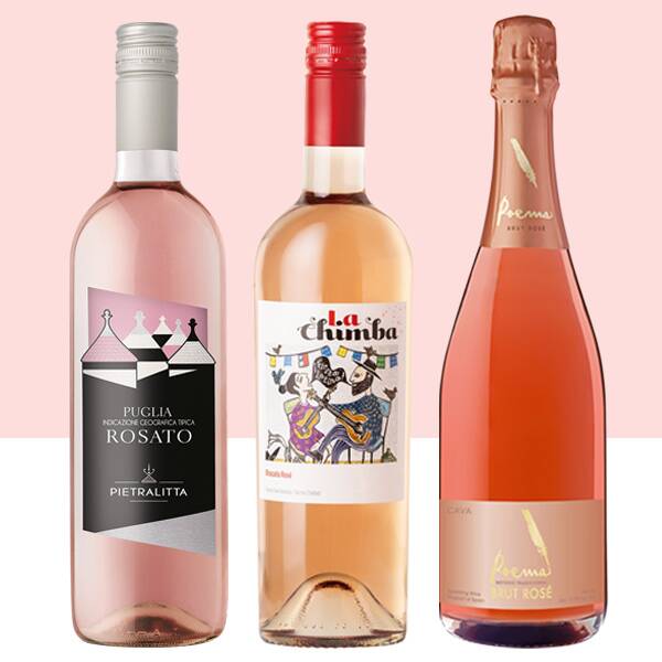 【お酒】春のお花見ロゼワイン　厳選3本セット