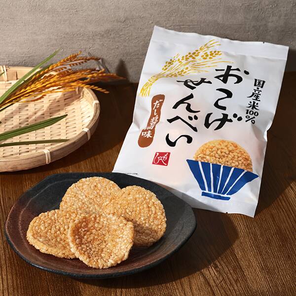 おこげせんべい　だし醤油味　70g【賞味期限：2025/1/28】