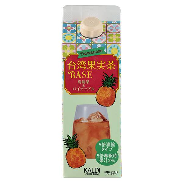 台湾果実茶ベース　烏龍茶＆パイナップル　500ml