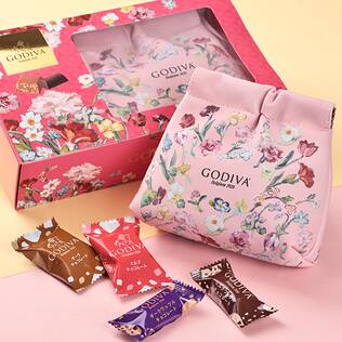 オンラインストア限定　ゴディバ　チョコレート　ギフトセット　ポーチ付き