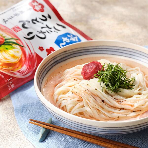 冷やしこだわりうどん　梅　青唐辛子味　130g